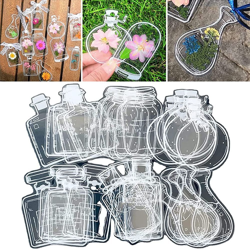 30Pcs DIY Transparent Dried Fl - Dried Flower Bookmark 评论和价格